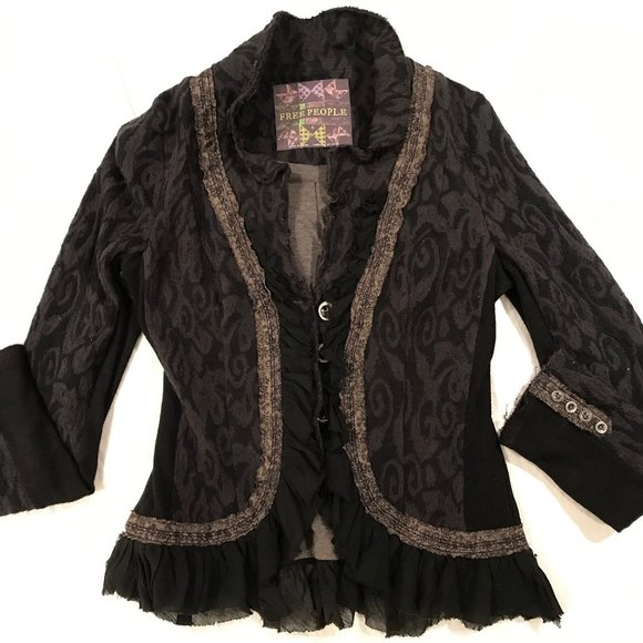 Free People Cropped Jacket - Picture 1 of 3